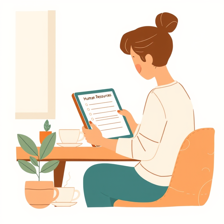 Absence Request Form illustration