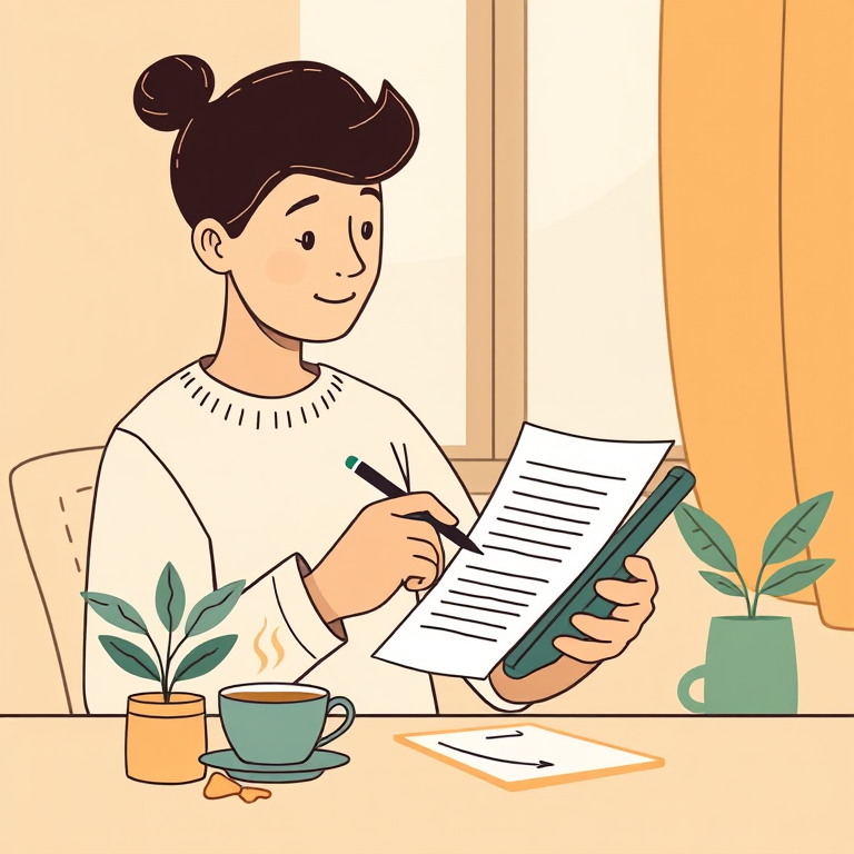 Affidavit Template illustration