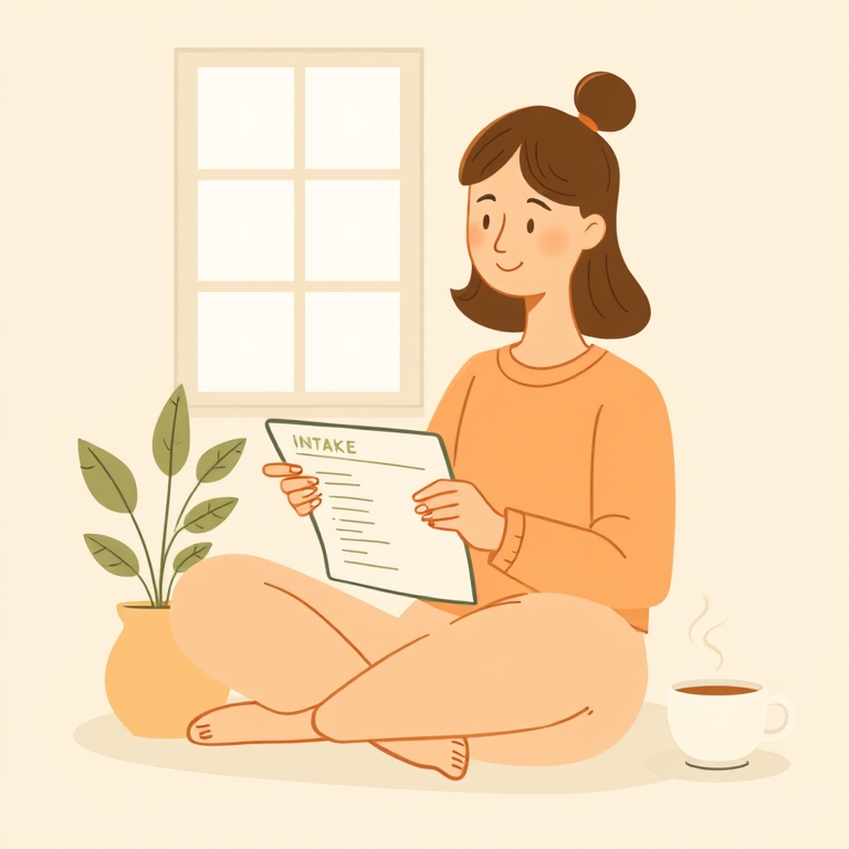 Bestie Information Intake illustration