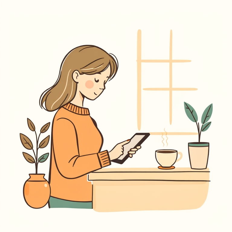 Cafe Order Form illustration