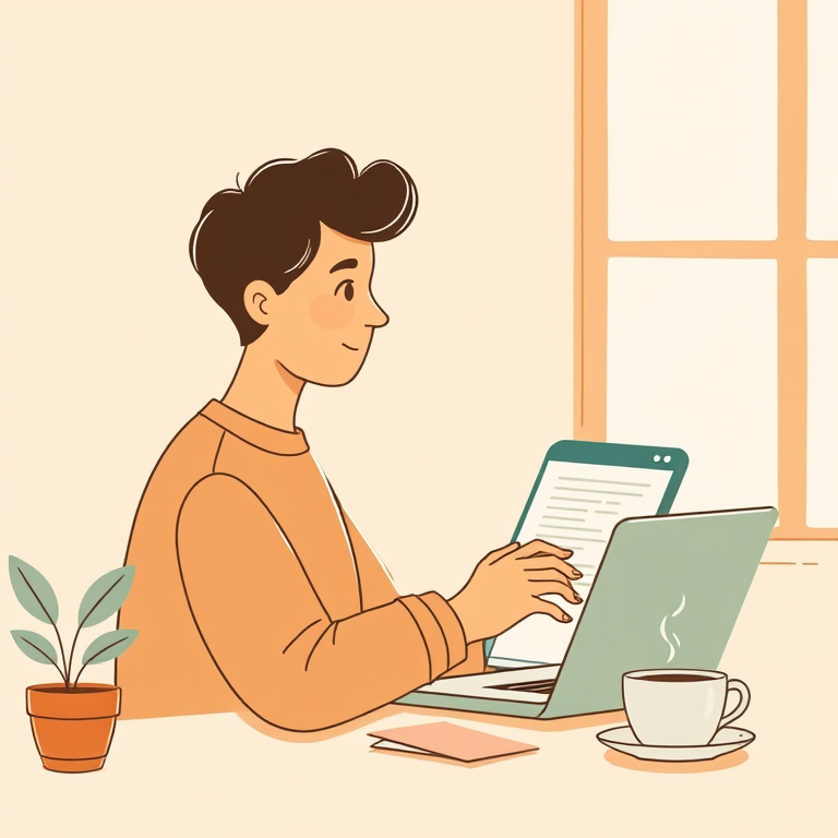 Cat Adoption Application illustration