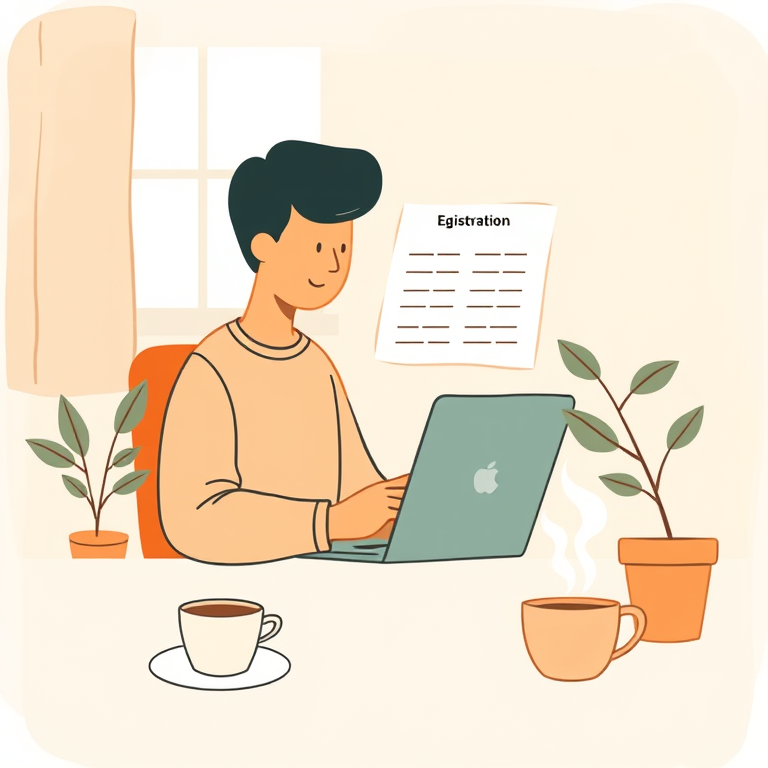 Class Registration illustration