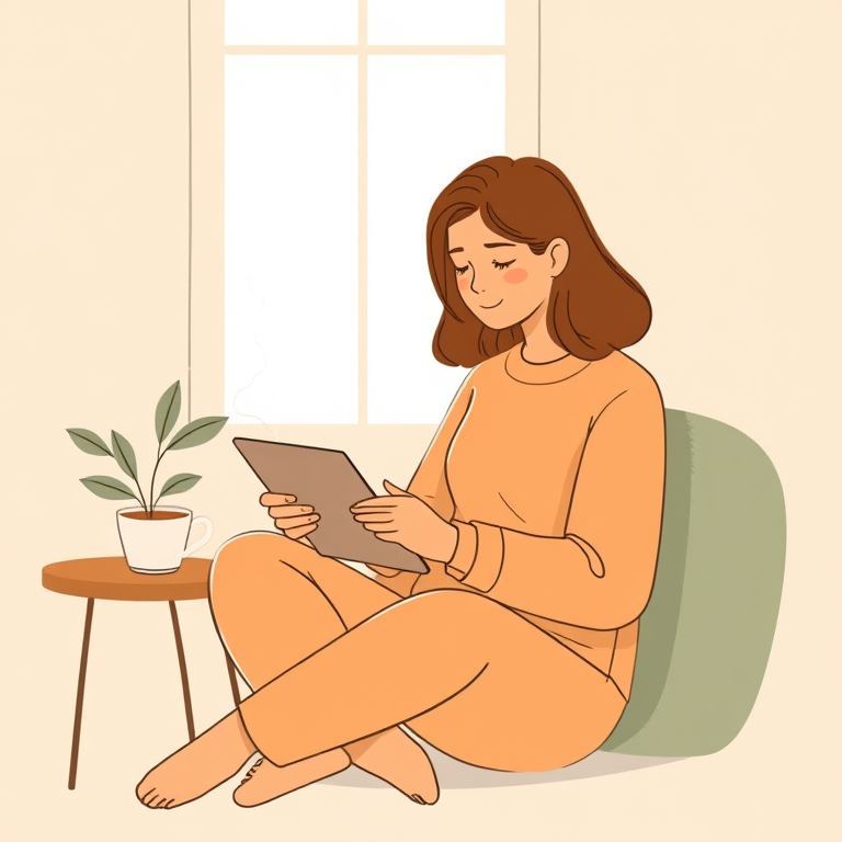 Coffee Chat Intake illustration