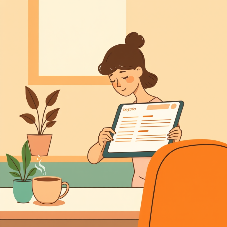 Courier Request Form illustration