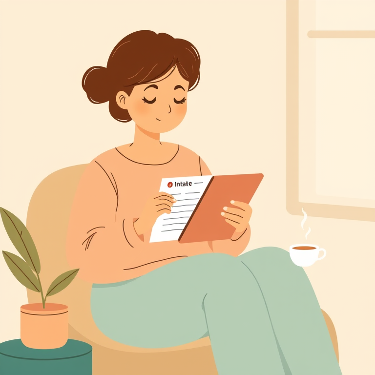 COVID-19 Triage Form illustration