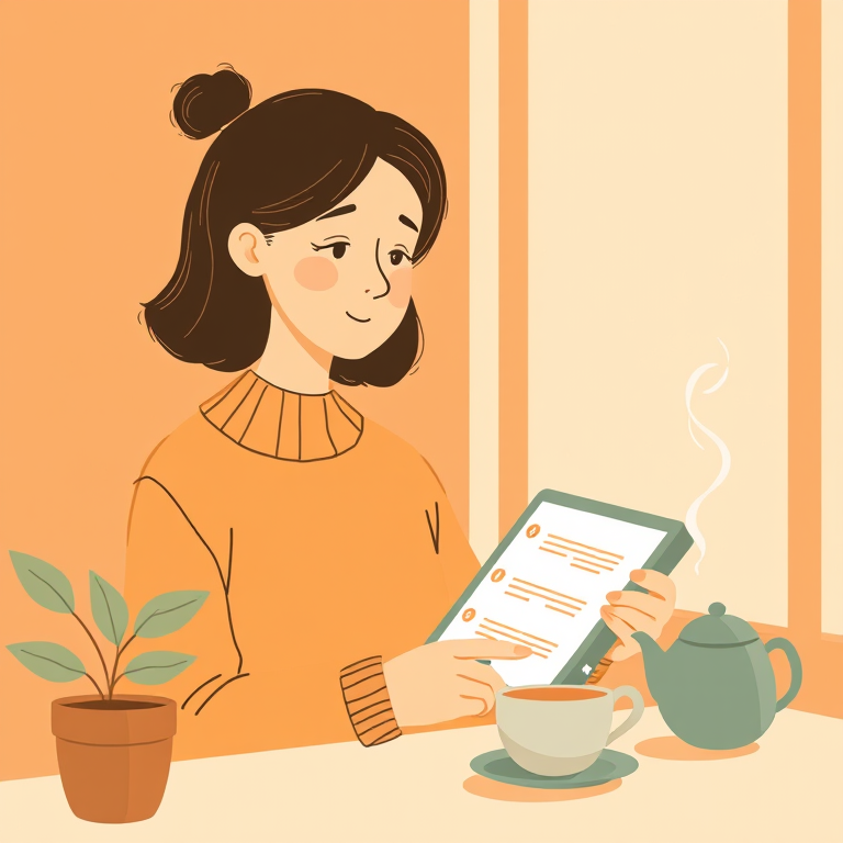Customer Review Form illustration