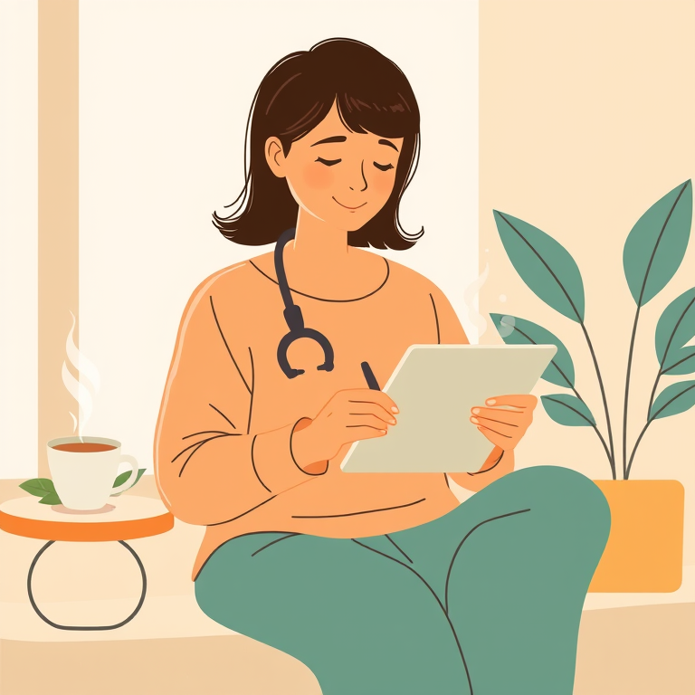 Daily Routine Intake illustration