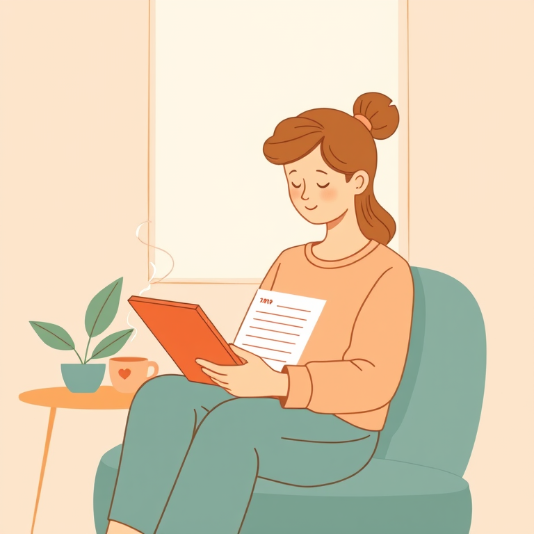 Diet Journal illustration