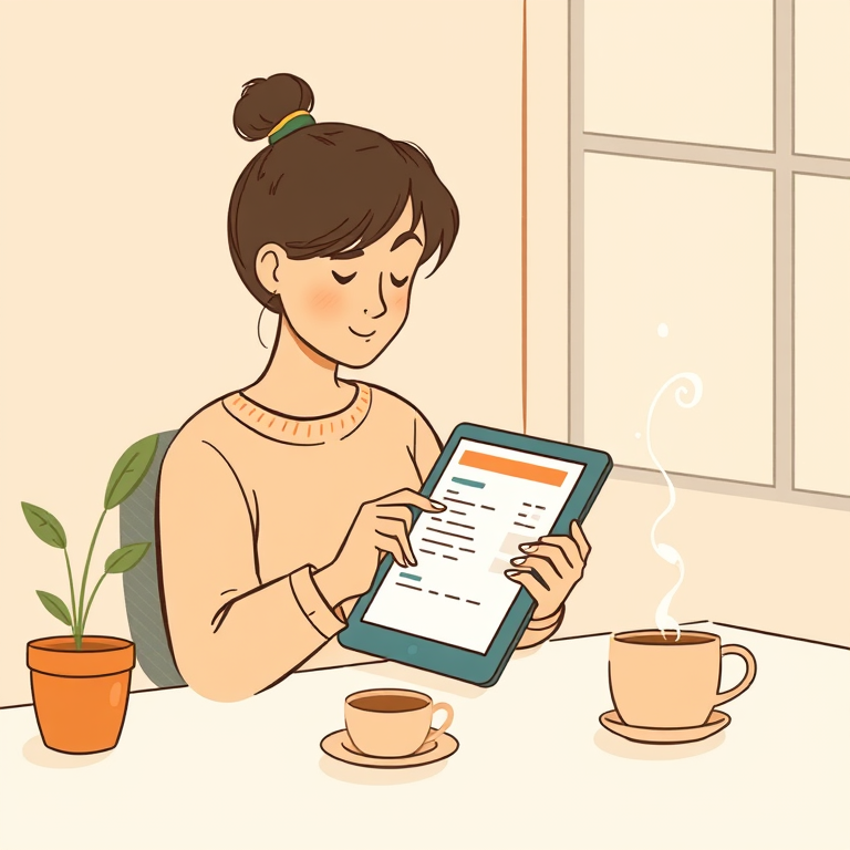 Drop Off Form illustration