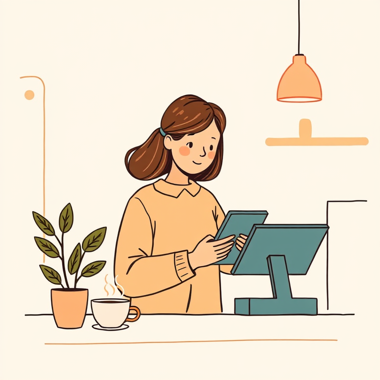 Order Confirmation via Email illustration