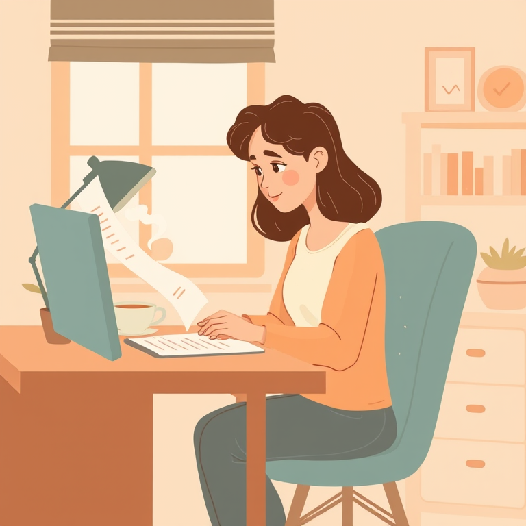 Expense Report illustration