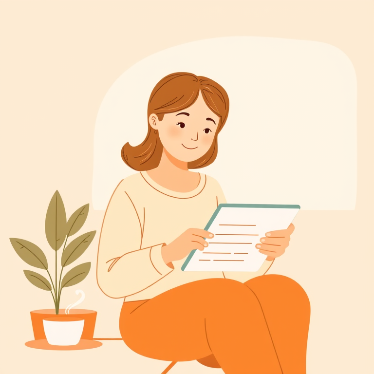 Eyelash Extensions Intake Form illustration