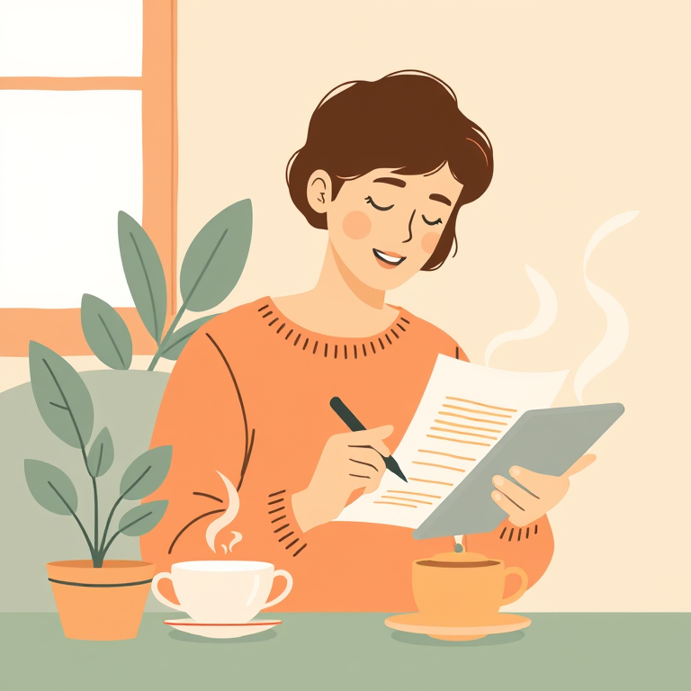 Financial Agreement illustration