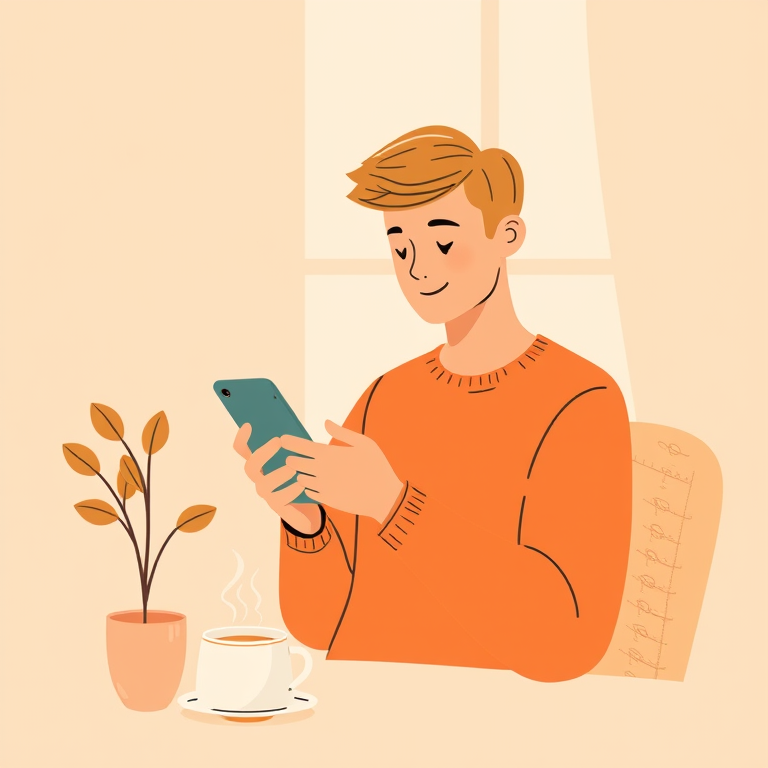 Flat Booking Form illustration