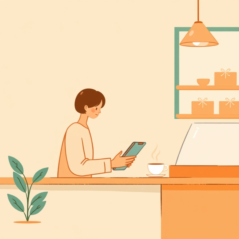 Flower Delivery Service illustration