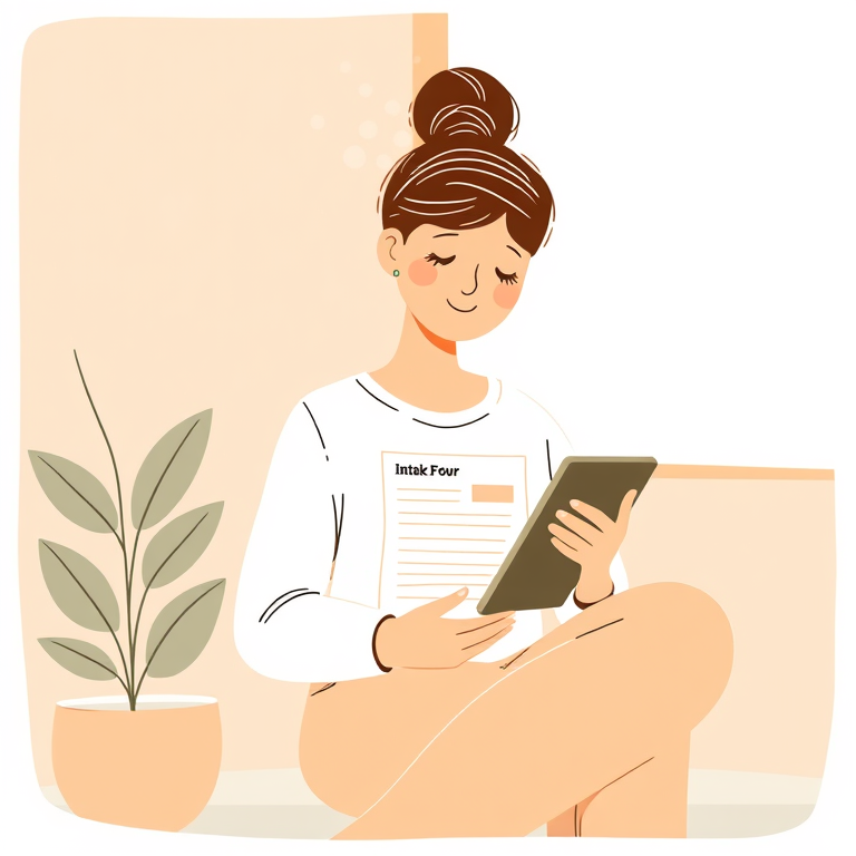 Hair Donation Intake Form illustration