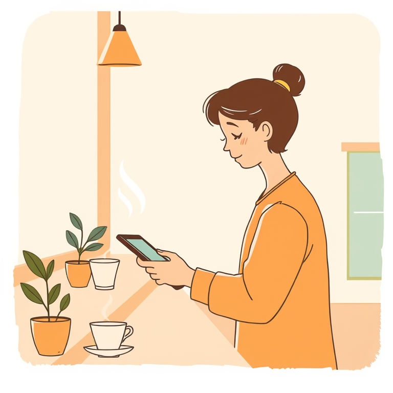 Hamburger Order Form illustration